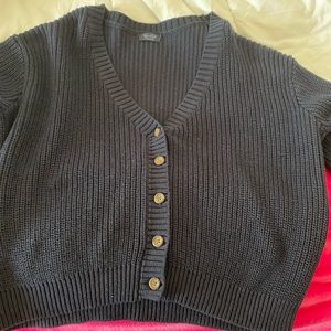 navy blue brandy melville sweater